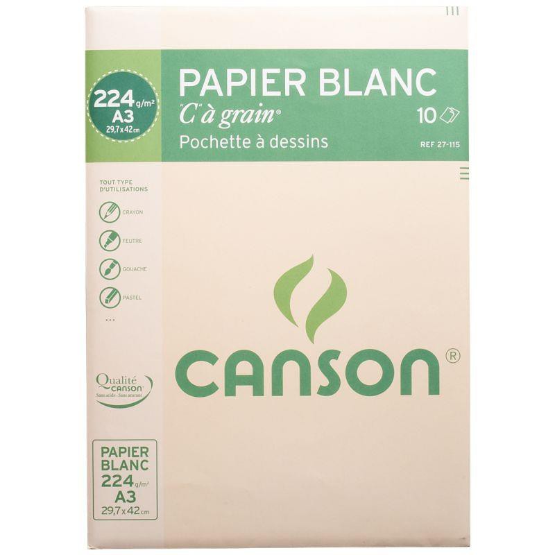 CANSON Bloc de papier à colorier A4 160 g/m²